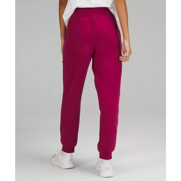Lululemon Pink Drawstring High Rise Pockets Athletic Jogger Sweat pants Size 6 - Picture 3 of 9